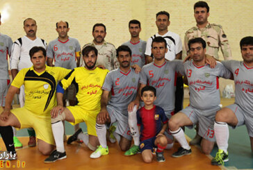 در دیداری کاملا نظامی ، دریابانی قهرمان فوتسال ادارات گناوه شد