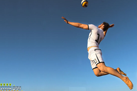 هنرنمایی قصاب پور و راهنما گناوه را قهرمان والیبال ساحلی استان کرد+تصویر