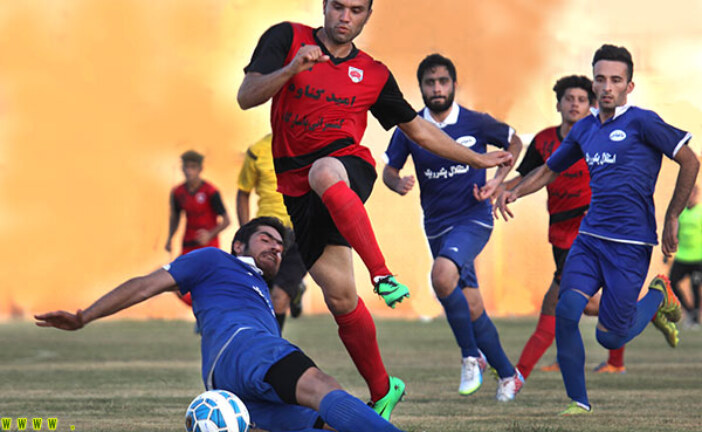 خیز امید به سوی بالای جدول/جدال سرخ‌آبی‌های بنه‌گز پیروز نداشت