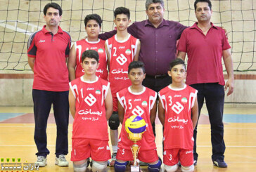 دیلم قهرمان مینی‌والیبال استان شد