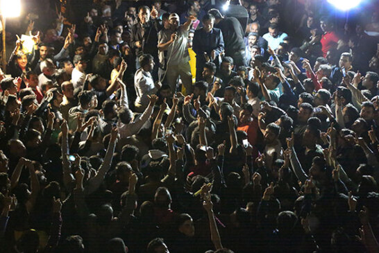 تبلیغات انتخابات مجلس در گناوه با انفجار جمعیت حامی لعلیان به پایان رسید