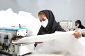 تجهیز مدافعان سلامت گناوه به لباس مقاوم در برابر ویروس