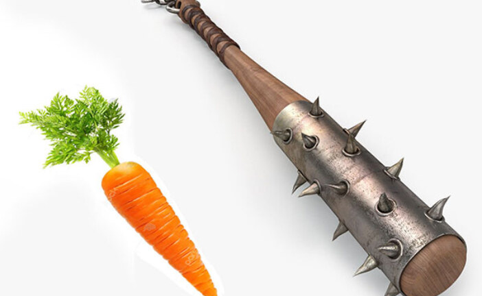 متن‌های بدون نام و سیاست«چماق و هویج»