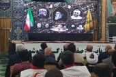 فیلم | مراسم بزرگداشت سیدالشهدای محور مقاومت در مصلای بوشهر