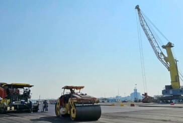 اتمام آماده‌سازی ۳.۵ هکتار از اراضی پسکرانه‌ای مجتمع بندری نگین در بوشهر