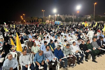 فیلم| بوشهری ها یاد شهید سید حسن نصرالله را گرامی داشتند