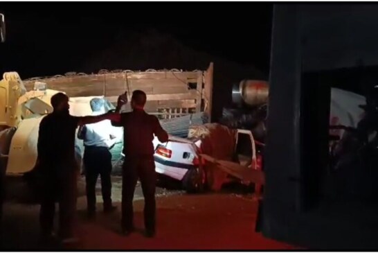 فیلم /آغاز عملیات بازگشایی مسیر جم – سیراف پس از تصادف زنجیره‌ای