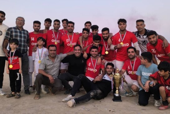 امید قهرمان فوتبال محلات گناوه